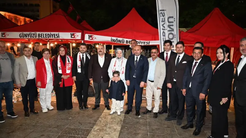 İnönü Belediyesi 15 Temmuz Anma Etkinliklerine Katıldı