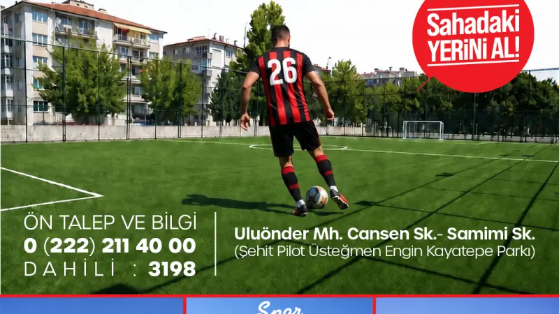Efsane Halı Saha Santraya Hazır
