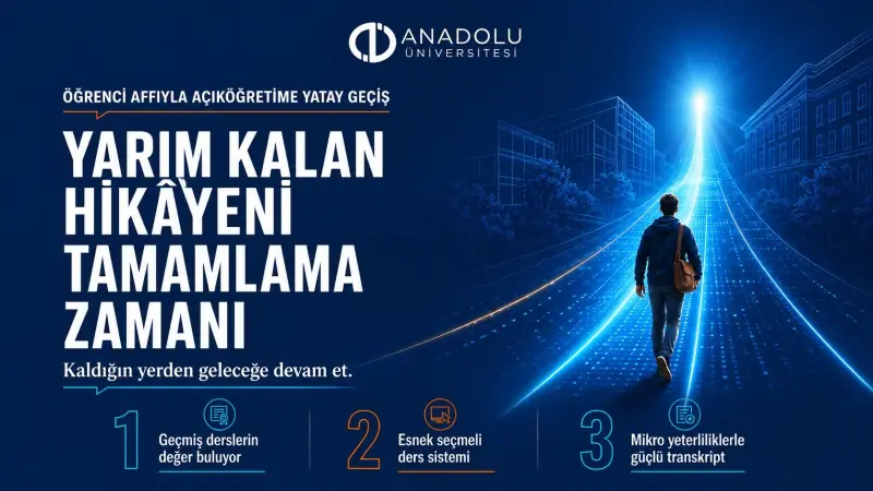 AÖF'ten Yeni Nesil Seçmeli Ders Ekolü