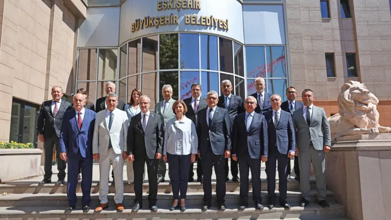 OSBÜK Heyeti Başkan Ünlküce’yi Ziyaret Etti