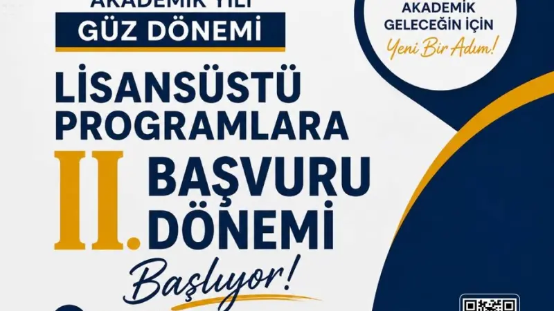 Anadolu Üniversitesinde İkinci Dönem Lisansüstü Başvuruları Başladı