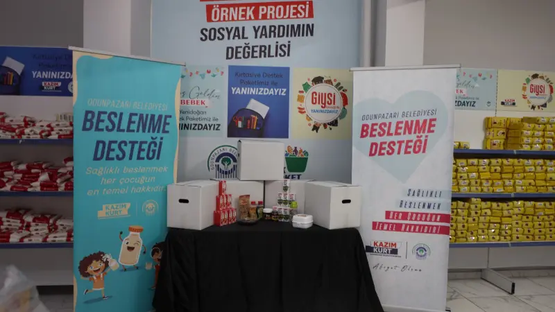 Odunpazarı Belediyesi'nden İhtiyaç Sahibi Öğrencilere Beslenme Paketi