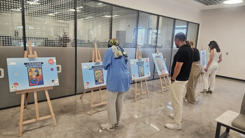 OEDAŞ Çocukların Enerji Tasarrufu Temalı Eserlerini Ziyarete Açtı