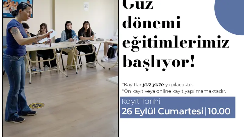 Tepebaşı Belediyesi 29 Ekim Gençlik Merkezinde Güz Dönemi Eğitim Kayıtları Başlıyor
