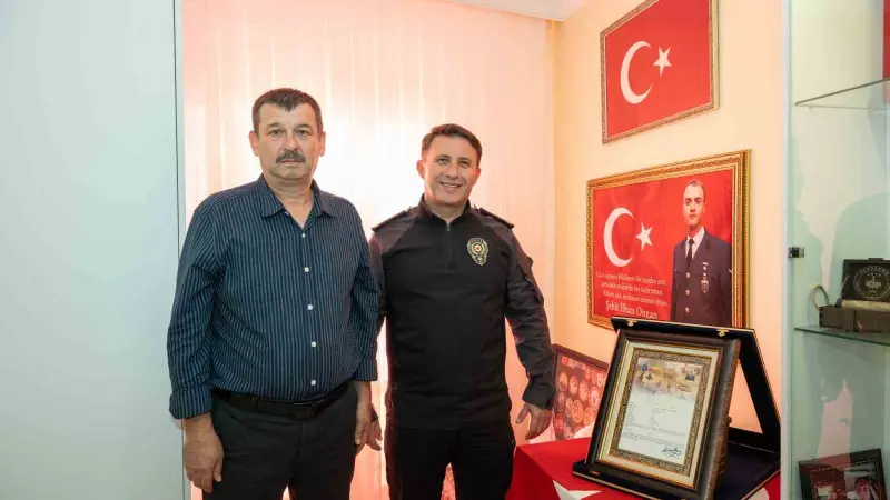 Şehit İlhan Ongan’ın ailesine anlamlı ziyaret