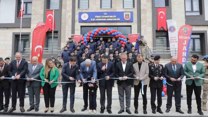Simav İlçe Jandarma Komutanlığı’nın yeni hizmet binası açıldı