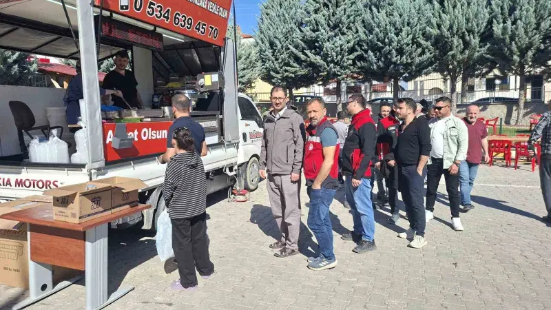 Hisarcık İlçe Hastanesinde 3 bin kişiye lokma ikramı