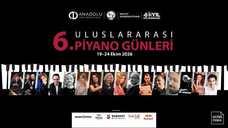 Anadolu Üniversitesinde 6. Uluslararası Piyano Günleri Başlıyor