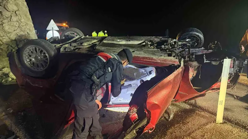 Bilecik’te otomobil takla attı: 3 yaralı