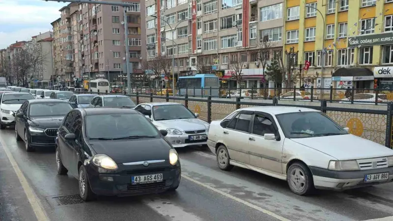 Kütahya’da otomobil sayısı 10 yılda yüzde 34,4 arttı