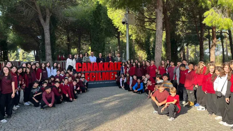 Eskişehirli öğrenciler Şehit Soner Özübek anısına Çanakkale’yi ziyaret etti